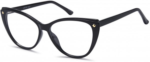 4U UP 316 Eyeglasses, Black