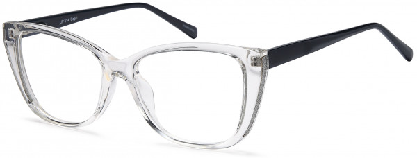 4U UP 314 Eyeglasses, Crystal Blue