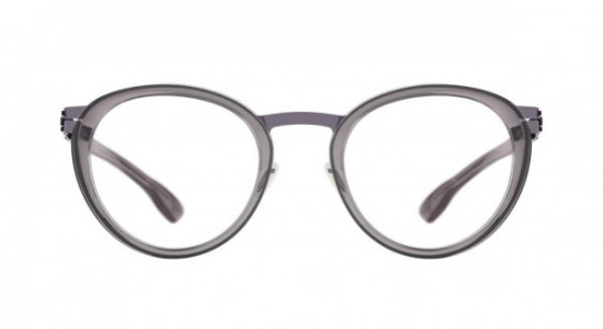 ic! berlin Lynda Eyeglasses, Shiny-Aubergine-Ecogrey