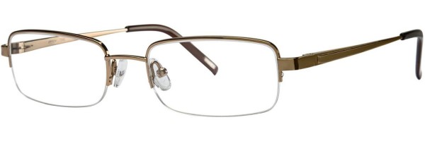 Timex T243 Eyeglasses, Brown/Gold