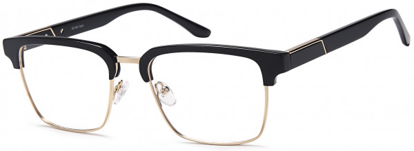 Di Caprio DC362 Eyeglasses, Black Gold