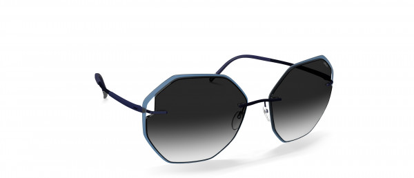 Silhouette Accent Shades 8187 Sunglasses, 4540 Classic Grey Gradient