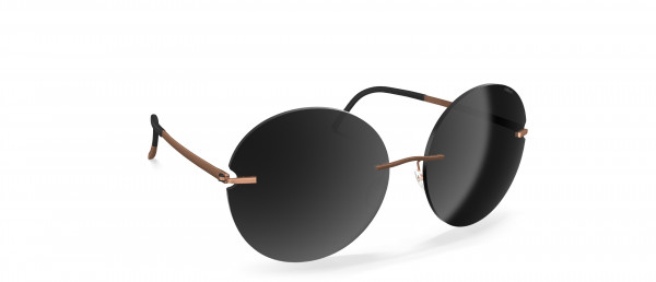 Silhouette Rimless Shades 8190 Sunglasses, 3530 SLM Grey