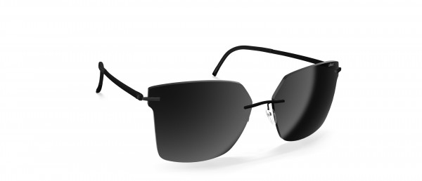 Silhouette Rimless Shades 8740 Sunglasses, 9040 SLM Grey