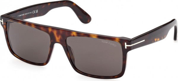Tom Ford FT0999 PHILIPPE-02 Sunglasses, 52A - Dark Havana / Dark Havana