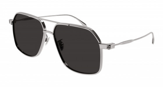 Alexander McQueen AM0372S Sunglasses, 001 - GUNMETAL with GREY lenses