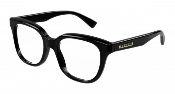 Gucci GG1173O Eyeglasses, 001 - BLACK with TRANSPARENT lenses