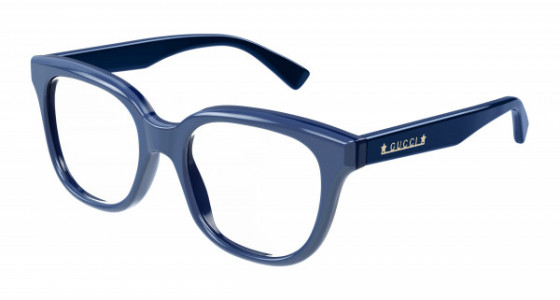 Gucci GG1173O Eyeglasses, 003 - BLUE with TRANSPARENT lenses
