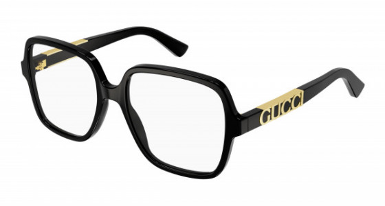 Gucci GG1193O Eyeglasses, 001 - BLACK with TRANSPARENT lenses
