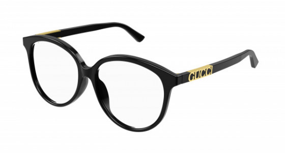 Gucci GG1194OA Eyeglasses, 001 - BLACK with TRANSPARENT lenses