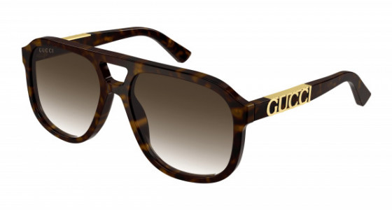 Gucci GG1188S Sunglasses, 003 - HAVANA with BROWN lenses