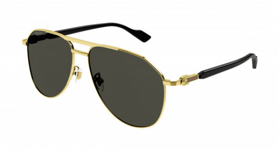 Gucci GG1220S Sunglasses, 001 - GOLD with GREY lenses