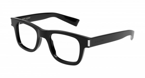 Saint Laurent SL 564 OPT Eyeglasses, 005 - BLACK with TRANSPARENT lenses