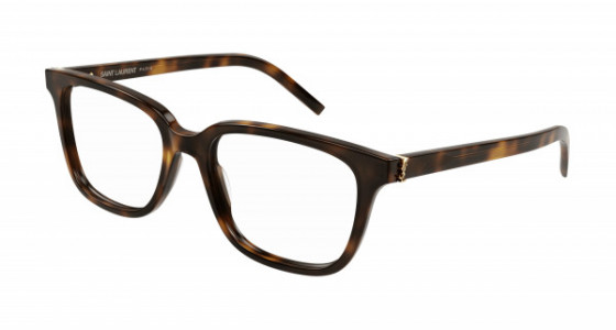 Saint Laurent SL M110 Eyeglasses, 002 - HAVANA with TRANSPARENT lenses