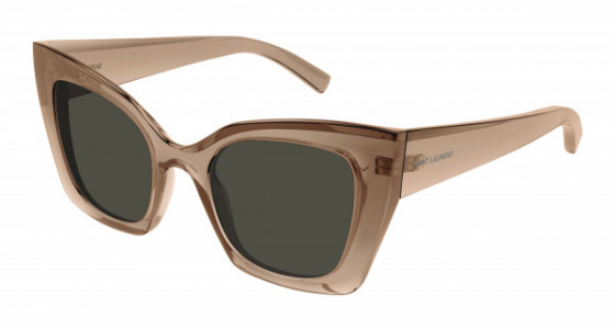 Saint Laurent SL 552 Sunglasses, 006 - NUDE with GREY lenses