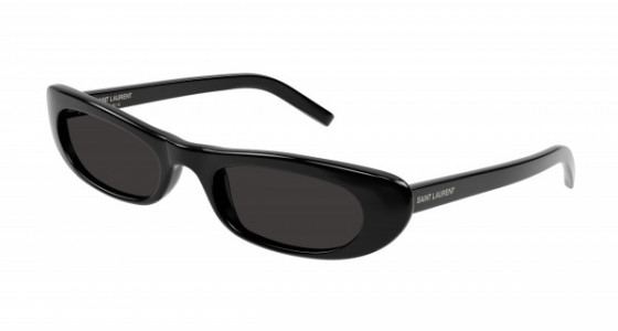 Saint Laurent SL 557 SHADE Sunglasses, 001 - BLACK with BLACK lenses