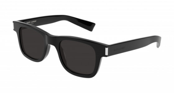 Saint Laurent SL 564 Sunglasses, 006 - BLACK with BLACK lenses