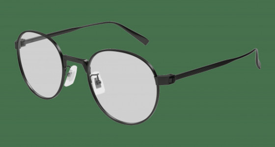 dunhill DU0035O Eyeglasses, 001 - BLACK with TRANSPARENT lenses