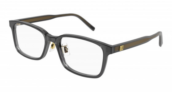 dunhill DU0049OA Eyeglasses, 007 - GREY with TRANSPARENT lenses