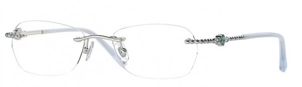 Laura Ashley Jodie Eyeglasses, Pearl Blue