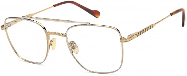 Di Caprio DC509 Eyeglasses, Silver Gold