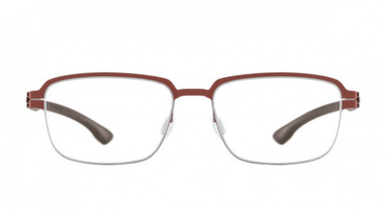 ic! berlin Luan Eyeglasses, Teak-Fired Brick