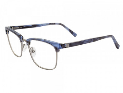 Club Level Designs CLD9357 Eyeglasses, C-2 Blue Tortoise/Gunmetal