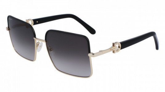 Ferragamo SF302SL Sunglasses, (703) GOLD/BLACK