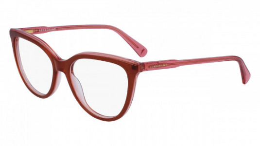 Longchamp LO2717 Eyeglasses, (207) BROWN/ROSE
