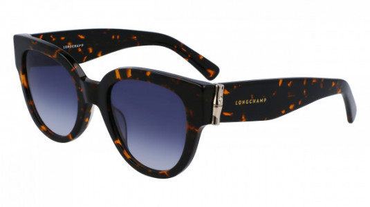 Longchamp LO733S Sunglasses, (242) DARK HAVANA