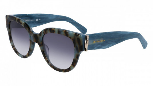 Longchamp LO733S Sunglasses, (404) AQUA HAVANA