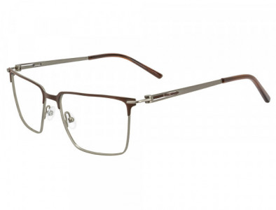 Club Level Designs CLD9361 Eyeglasses, C-1 Chocolate/Gunmetal