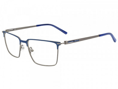 Club Level Designs CLD9361 Eyeglasses, C-3 Blue/Gunmetal