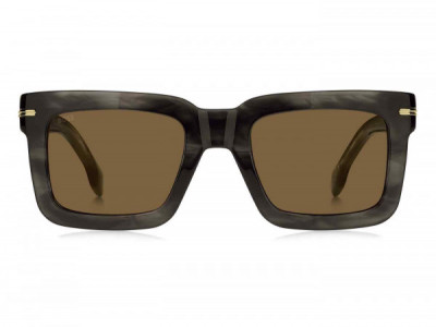 HUGO BOSS Black BOSS 1501/S Sunglasses, 02W8 GREY HORN