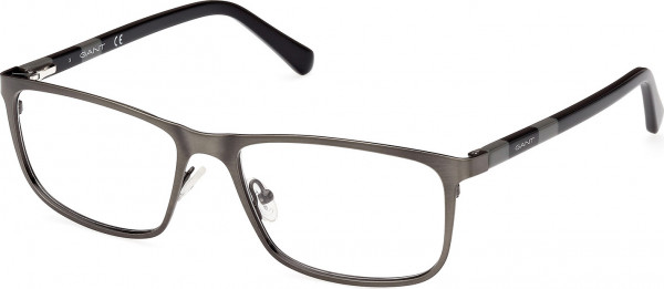 Gant GA3280 Eyeglasses, 008 - Shiny Satin Dark Ruthenium / Shiny Black
