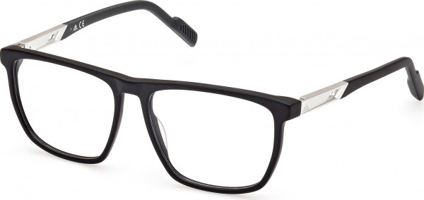 adidas SP5042 Eyeglasses, 002 - Matte Black / Matte Black