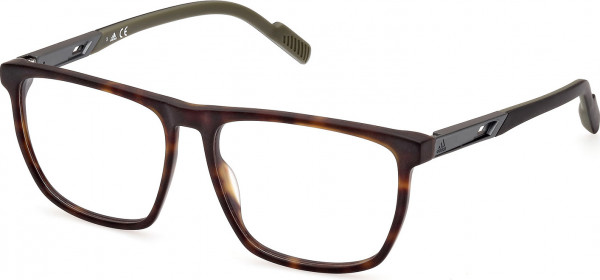 adidas SP5042 Eyeglasses, 052 - Dark Havana / Black/Monocolor