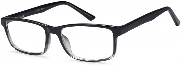 4U US114 Eyeglasses, Black