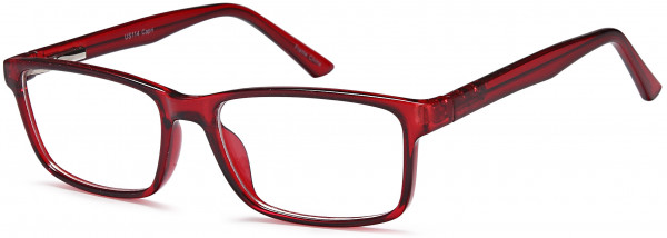 4U US114 Eyeglasses, Red
