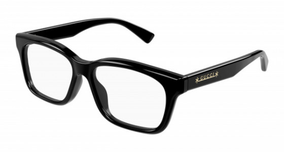 Gucci GG1177O Eyeglasses, 001 - BLACK with TRANSPARENT lenses