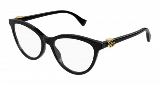 Gucci GG1179O Eyeglasses, 001 - BLACK with TRANSPARENT lenses