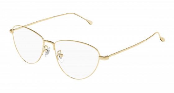 Gucci GG1185O Eyeglasses, 001 - GOLD with TRANSPARENT lenses