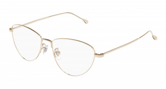 Gucci GG1185O Eyeglasses, 003 - GOLD with TRANSPARENT lenses
