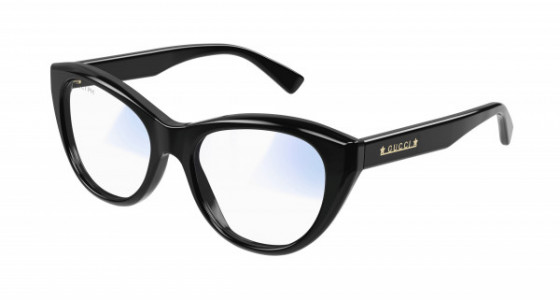 Gucci GG1172S Sunglasses, 001 - BLACK with TRANSPARENT lenses