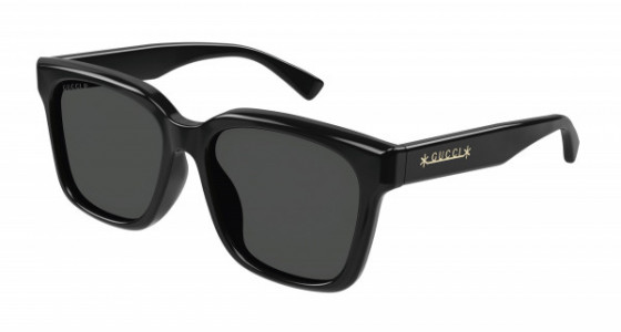 Gucci GG1175SK Sunglasses, 001 - BLACK with GREY polarized lenses
