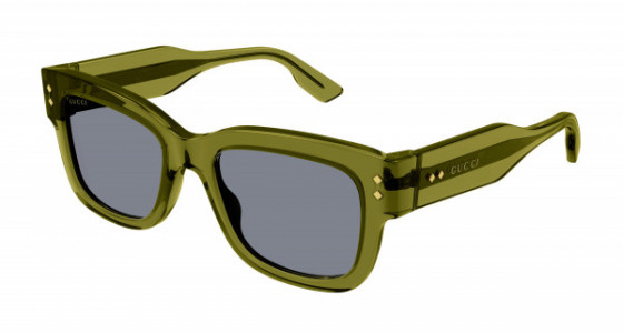 Gucci GG1217S Sunglasses, 004 - GREEN with GREY lenses
