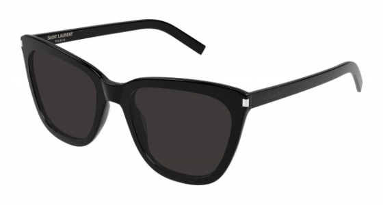 Saint Laurent SL 548 SLIM Sunglasses, 001 - BLACK with BLACK lenses