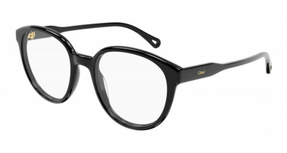 Chloé CH0127O Eyeglasses, 001 - BLACK with TRANSPARENT lenses