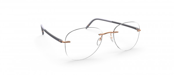 Silhouette The Wave DO Eyeglasses, 3530 Rosegold Lilac