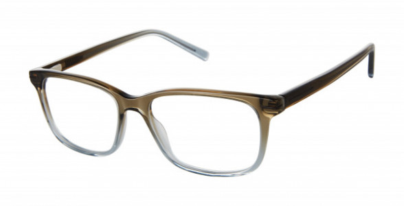 Geoffrey Beene G538 Eyeglasses, Olive/Grey (OLI)